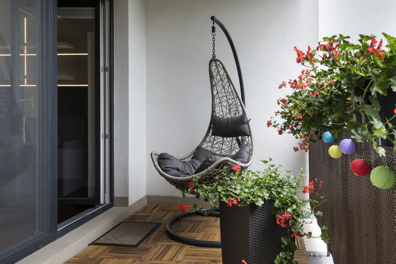 Balkon bahçesi örneği 7